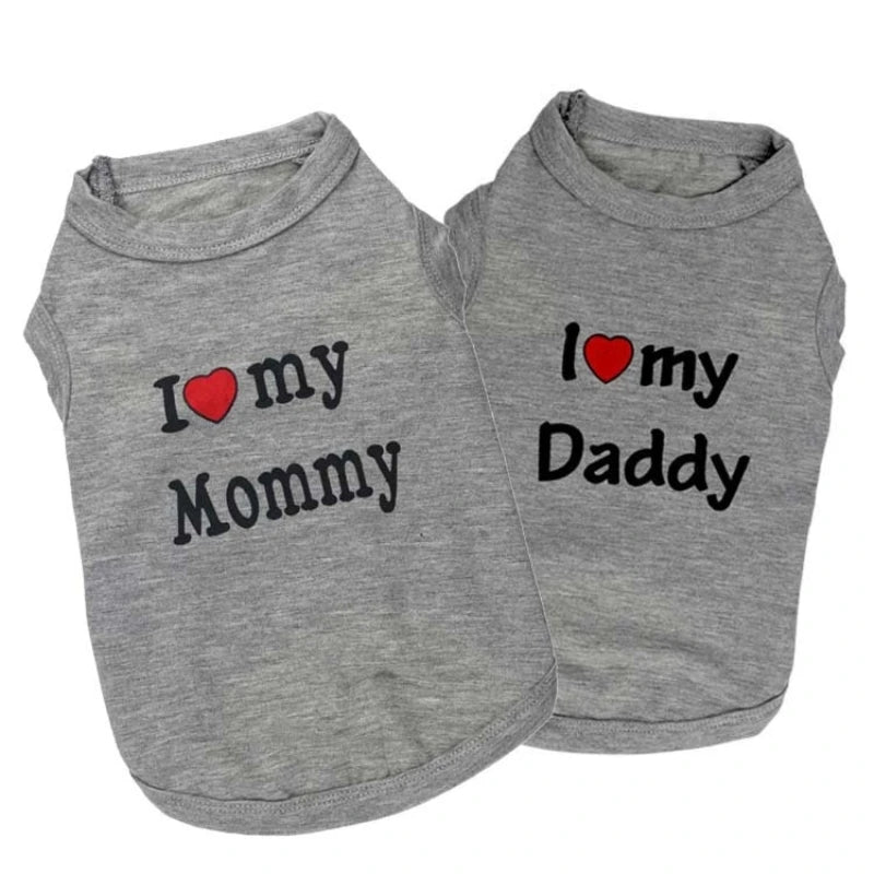 These cute t-shirts are the perfect shirts for outdoor playtime. Soft cotton allows your fur baby  to stay cool and stylish at the same time. They fit cats and small breed dogs like Chihuahuas or Yorkies. With several colors