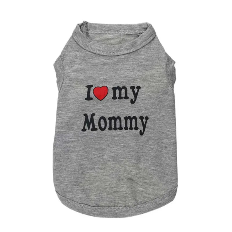 These cute t-shirts are the perfect shirts for outdoor playtime. Soft cotton allows your fur baby  to stay cool and stylish at the same time. They fit cats and small breed dogs like Chihuahuas or Yorkies. With several colors
