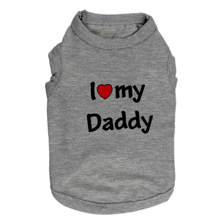 These cute t-shirts are the perfect shirts for outdoor playtime. Soft cotton allows your fur baby  to stay cool and stylish at the same time. They fit cats and small breed dogs like Chihuahuas or Yorkies. With several colors