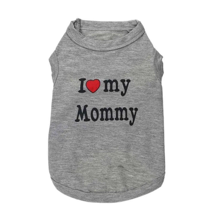 These cute t-shirts are the perfect shirts for outdoor playtime. Soft cotton allows your fur baby  to stay cool and stylish at the same time. They fit cats and small breed dogs like Chihuahuas or Yorkies. With several colors