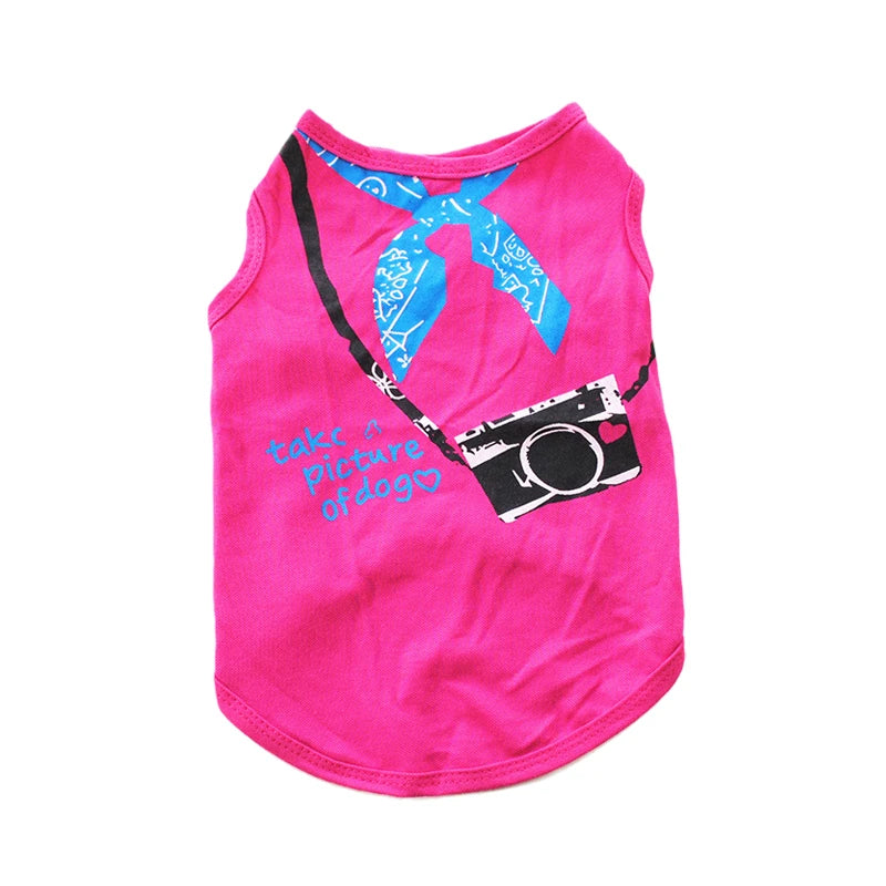 100% Cotten Printed T-Shirts     These Adorable Shirts Come in Sizes XS-L.   With A Variety of Prints to choose from you can match your fur baby with your style or mood for the day.