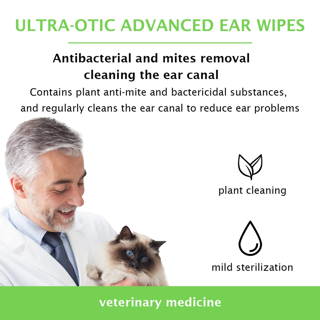 Pet ear cleaning cotton pads These pads can be used for cats, dogs or any small furry friend. They make cleaning their ears super simple. With less bulk than a ordinary rag, its easier to get into even the smallest of ears.