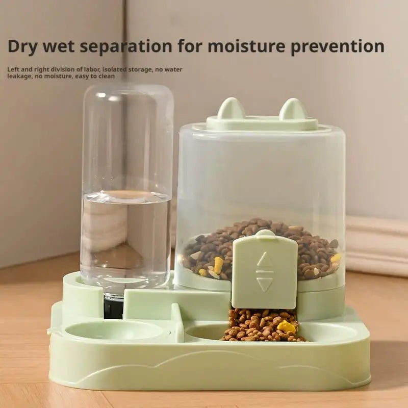 Automatic Cat Feeder And Waterer All-in-One Pet Food Water Dispenser Large Capacity Food Storage Dispenser Pet Supplies
With 4 colors to choose from these stylish feeders will fit any Decor.