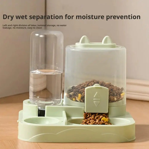 Automatic Cat Feeder And Waterer All-in-One Pet Food Water Dispenser Large Capacity Food Storage Dispenser Pet Supplies
With 4 colors to choose from these stylish feeders will fit any Decor.