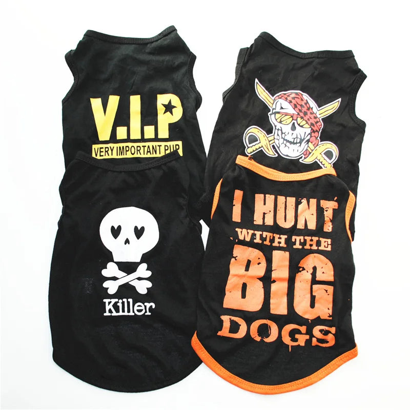100% Cotten Printed T-Shirts     These Adorable Shirts Come in Sizes XS-L.   With A Variety of Prints to choose from you can match your fur baby with your style or mood for the day.