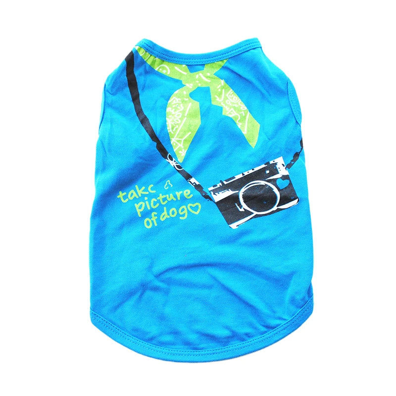 100% Cotten Printed T-Shirts     These Adorable Shirts Come in Sizes XS-L.   With A Variety of Prints to choose from you can match your fur baby with your style or mood for the day.