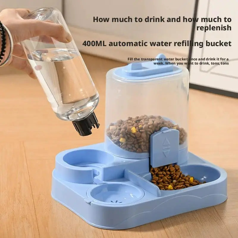 Automatic Cat Feeder And Waterer All-in-One Pet Food Water Dispenser Large Capacity Food Storage Dispenser Pet Supplies
With 4 colors to choose from these stylish feeders will fit any Decor.