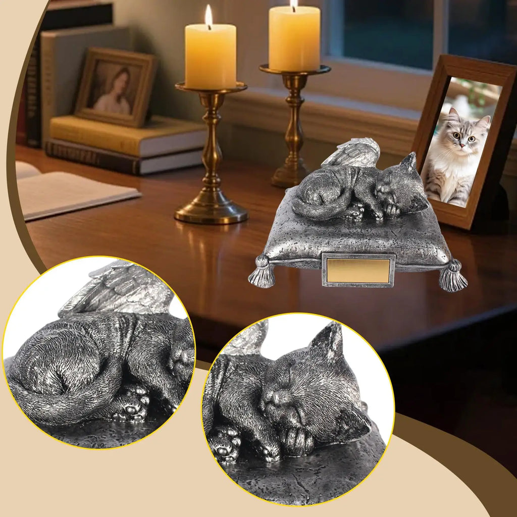 Pet Cremation Urn Funeral Urn Pet Supplies Souvenir Resin Memories Figurine