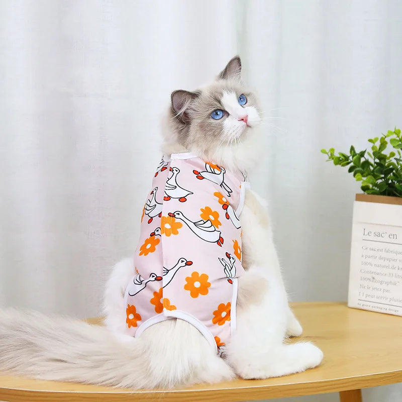 These Adorable Recovery Suits are Made with Purpose. Most Fur Babies Tend to Lick and Scratch at the Wounds when They have Been Fixed. These Suits were Made to Serve Multiple Purposes.  Once They Have Recovered from Surgery T