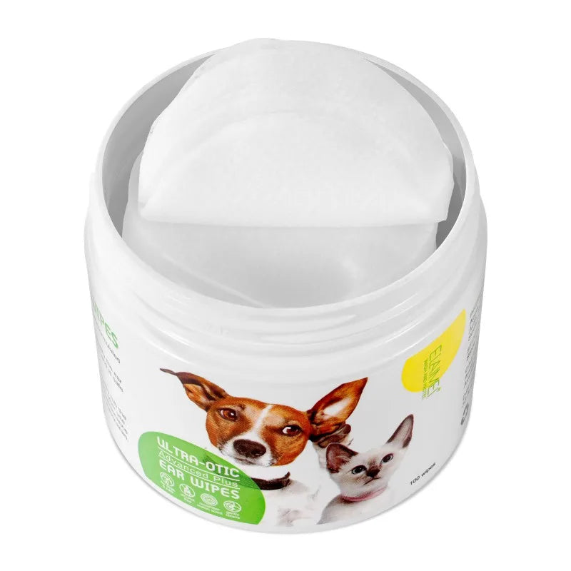 Pet ear cleaning cotton pads These pads can be used for cats, dogs or any small furry friend. They make cleaning their ears super simple. With less bulk than a ordinary rag, its easier to get into even the smallest of ears.
