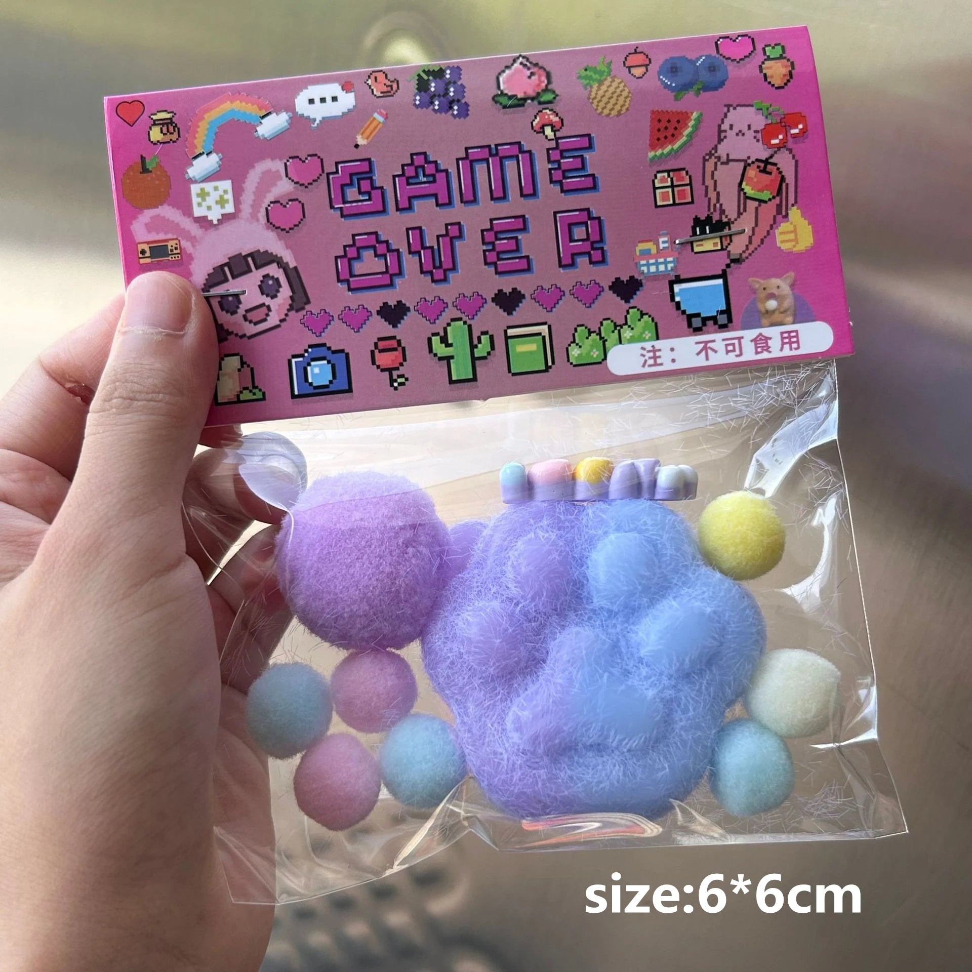 These soft, squishy, brightly colored fidget toys are the perfect stress relieving toys. The cats paw shape is super cute.