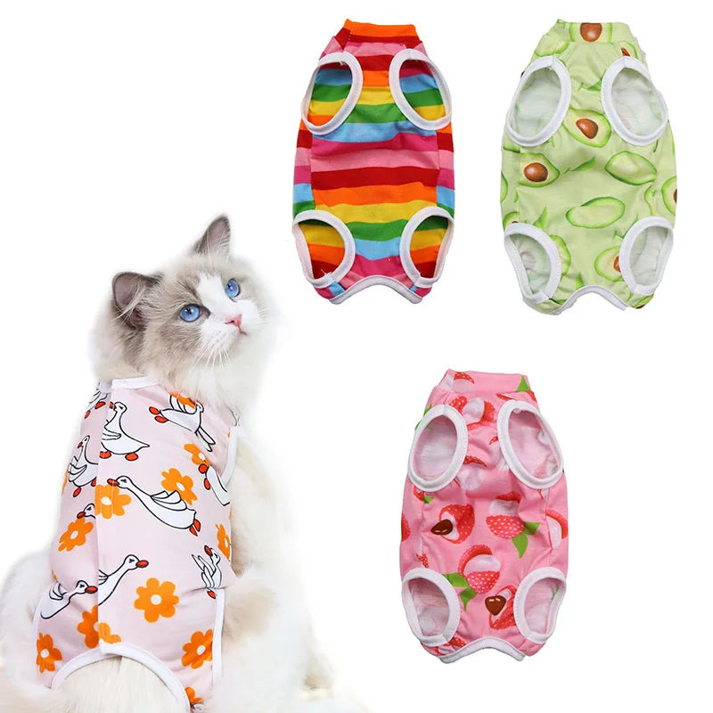 These Adorable Recovery Suits are Made with Purpose. Most Fur Babies Tend to Lick and Scratch at the Wounds when They have Been Fixed. These Suits were Made to Serve Multiple Purposes.  Once They Have Recovered from Surgery T