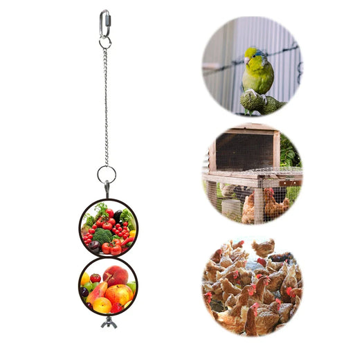 Avian Hanging Feeder   This Feeder Makes Feeding Any Avian Species a Breeze. It can be Used to Feed Your Indoor and Outdoor Pets.