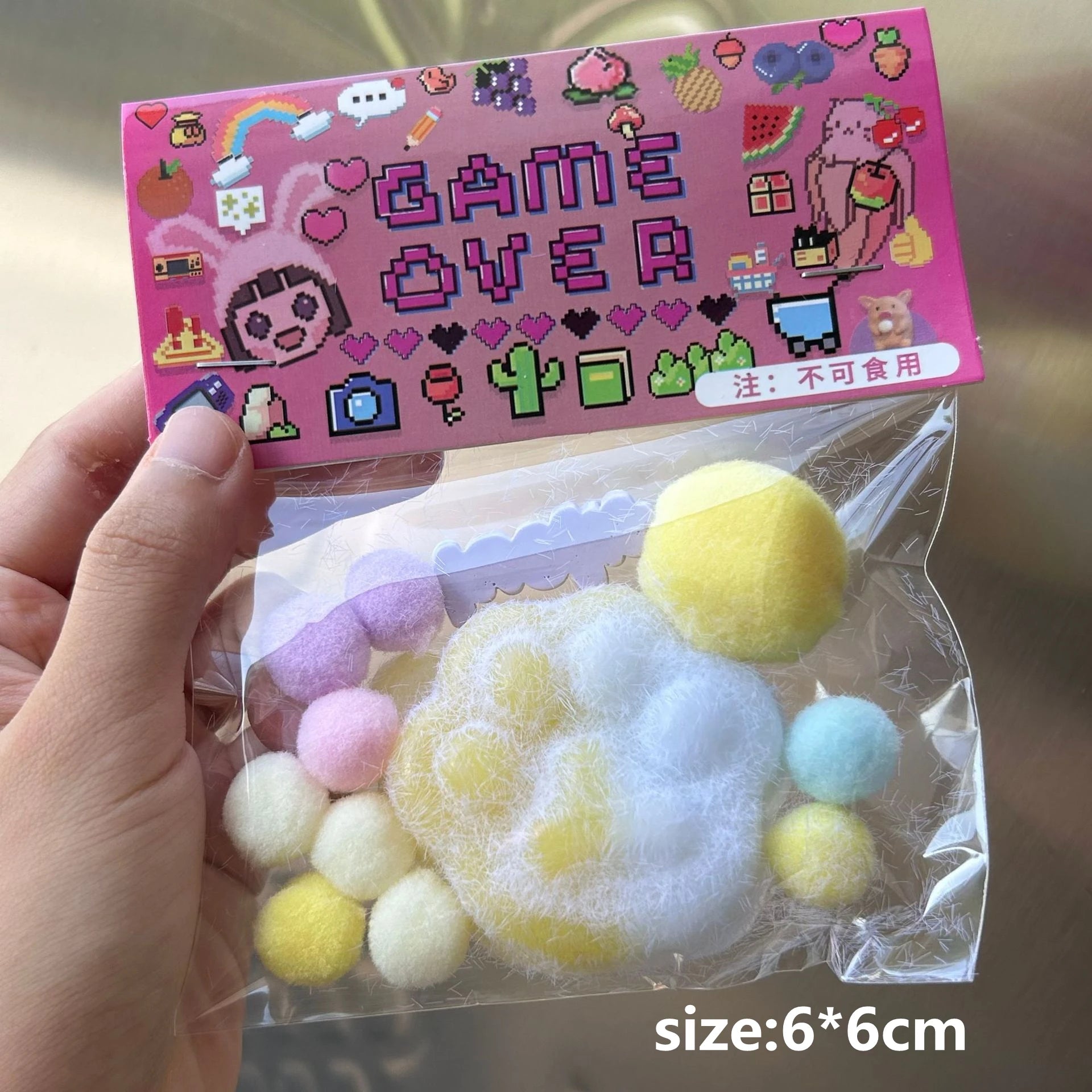 These soft, squishy, brightly colored fidget toys are the perfect stress relieving toys. The cats paw shape is super cute.