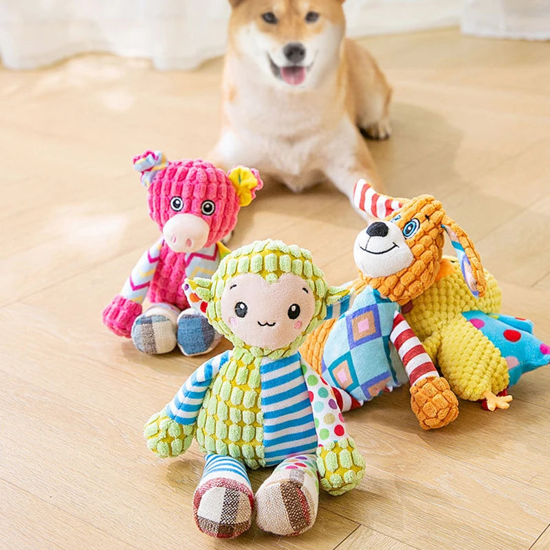 A Bite Resistant Interactive Squeaky Toy  This Toy Will Have Your Fur Baby Playing For Hours. It Has Multiple Sounds To Get Your Babies Attention.  Pet Dog Teeth Cleaning Chew Toy Pet Supplies
