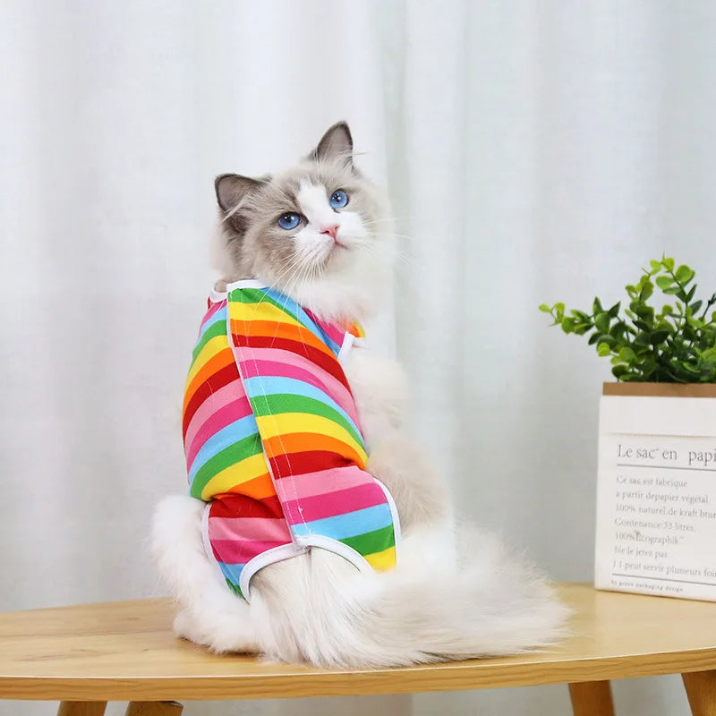 These Adorable Recovery Suits are Made with Purpose. Most Fur Babies Tend to Lick and Scratch at the Wounds when They have Been Fixed. These Suits were Made to Serve Multiple Purposes.  Once They Have Recovered from Surgery T