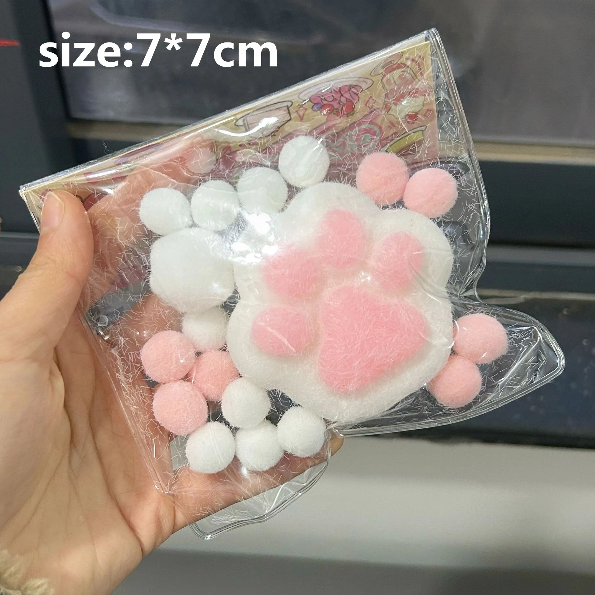 These soft, squishy, brightly colored fidget toys are the perfect stress relieving toys. The cats paw shape is super cute.