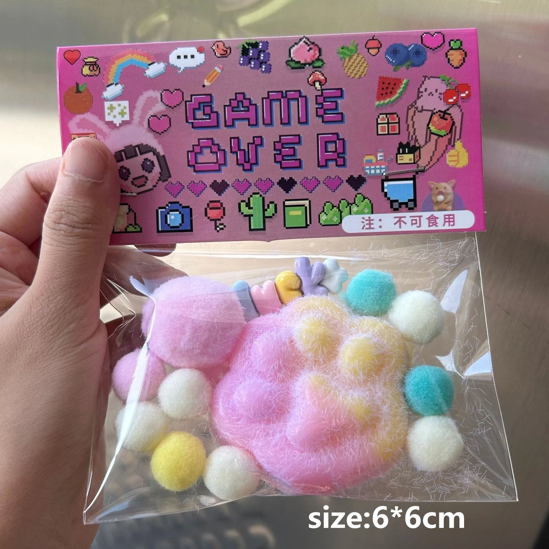 These soft, squishy, brightly colored fidget toys are the perfect stress relieving toys. The cats paw shape is super cute.