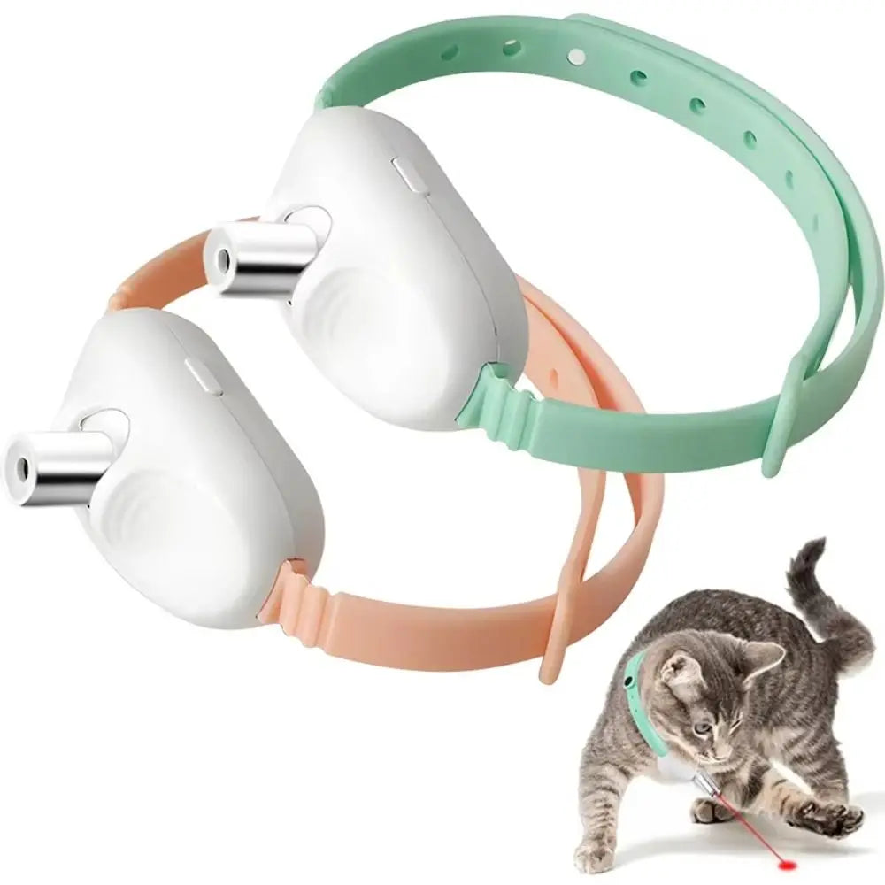 Automatic Cat Laser Light Collar.  This Lightweight Collar can Bring Hours of Joy to Your Cats.
