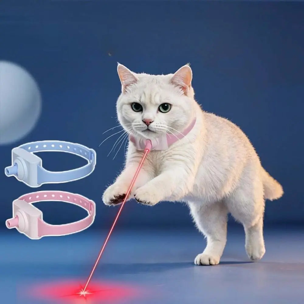 Automatic Cat Laser Light Collar.  This Lightweight Collar can Bring Hours of Joy to Your Cats.