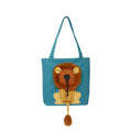 Lion Design Pet Carrier: Portable, Breathable, And Stylish For Travel With Your Furry Friend